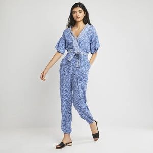 Ulla Johnson Blue Reiko Jumpsuit